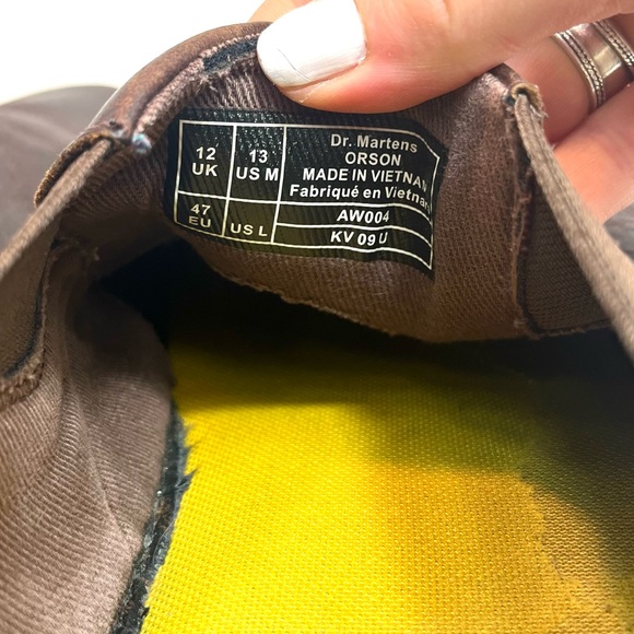 Dr Martens Orson Brown Men's 13 Model Number AW004 KV 08 O - Picture 7 of 8